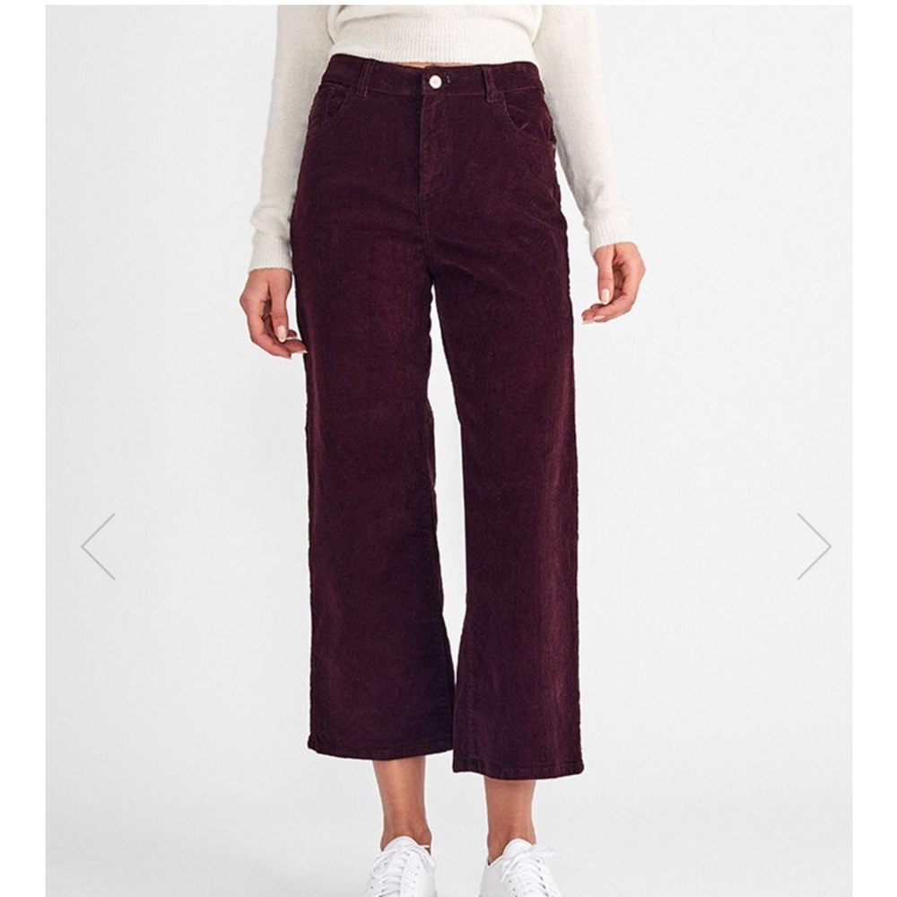 New DL1961 Hepburn High Rise Wide Leg Corduroy